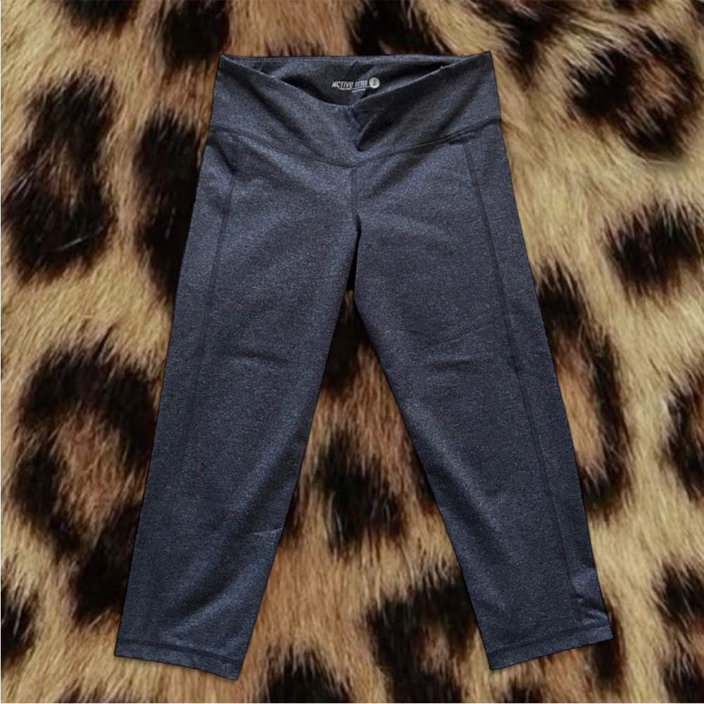 ACTIVE Grey Capri Leggings